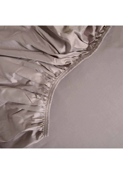 Alana Lastikli Carşaf King Size 200X200 cm Bej