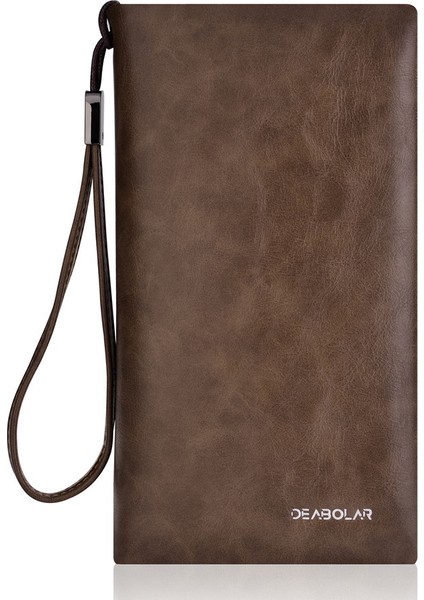 Debriyaj Fermuarlı El Çantası Büyük Kapasiteli Çoklu Kart Yuvası El Çantası (Yurt Dışından)