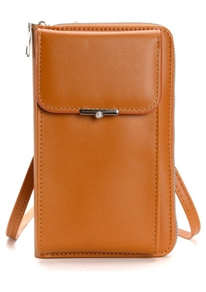 Crossbody Küçük Çanta Saklama Çantası Moda Büyük Kapasiteli Omuz Bozuk Para Cüzdanı (Yurt Dışından)