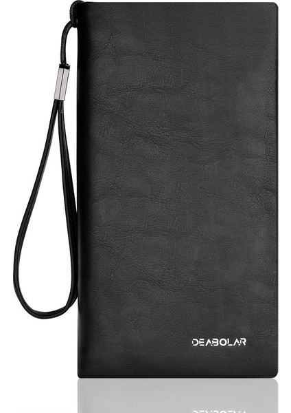 Debriyaj Fermuarlı El Çantası Büyük Kapasiteli Çoklu Kart Yuvası El Çantası (Yurt Dışından)