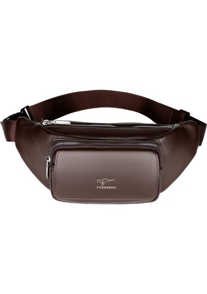 Erkek Bel Çantası Çok Fonksiyonlu Büyük Kapasiteli Çapraz Askılı Çanta (Yurt Dışından)