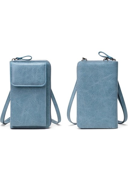 Büyük Kapasiteli Omuz Crossbody Çantası Kadın Mini Çok Fonksiyonlu Cep Telefonu Çantası (Yurt Dışından)