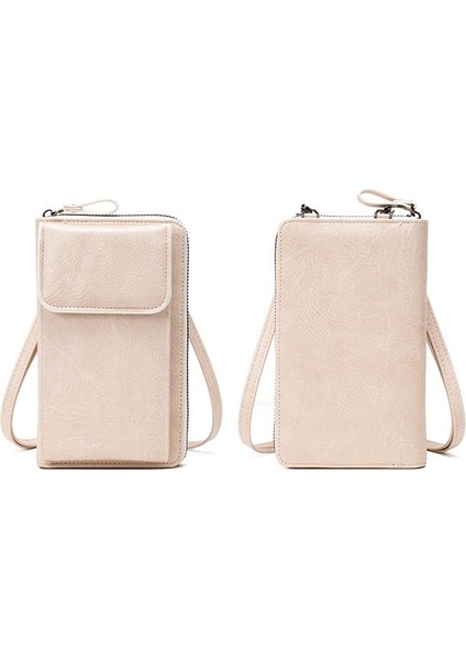 Büyük Kapasiteli Omuz Crossbody Çantası Kadın Mini Çok Fonksiyonlu Cep Telefonu Çantası (Yurt Dışından)