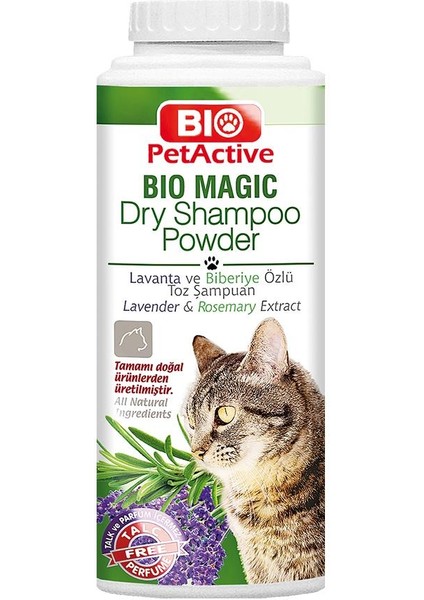 Bio Magic Dry Shampoo Powder - Kedi Toz Şampuan 150 gr