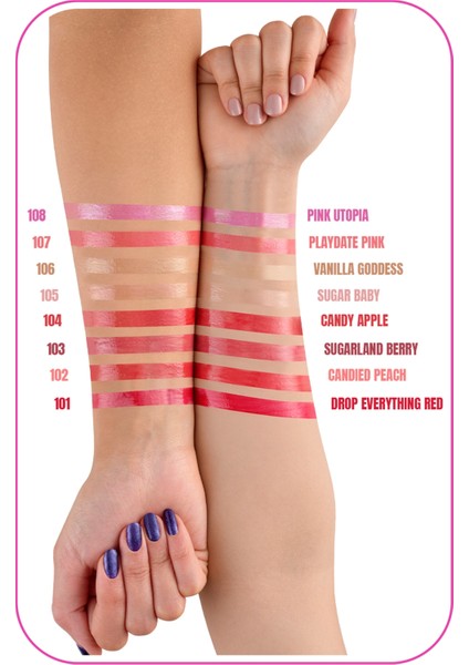 Callista Beauty Callista Vivid Shine Lipgloss Nemlendiricili Dudak Parlatıcısı 103 Sugarland Berry - Bordo