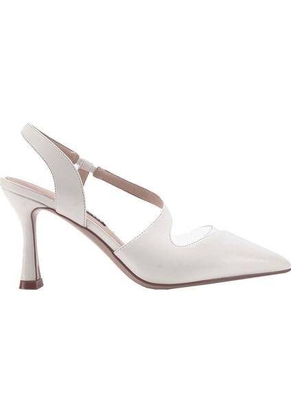 Darıo 3fx Beyaz Kadın Topuklu Ayakkabı