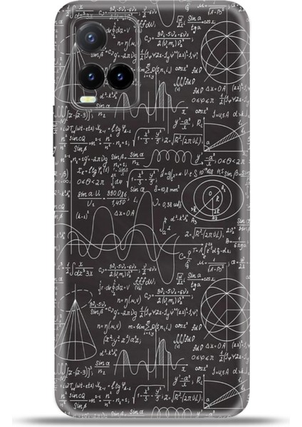Vivo Y32 Kılıf Esnek Silikon Kamera Koruma 4K Desenli Özel Tasarım - Quantum Fizik