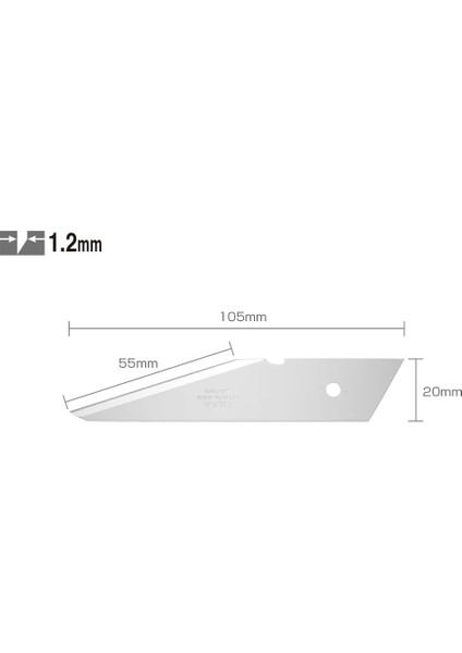 Ckb-2 Tek Yönlü Maket Bıçağı Yedeği (2'li)