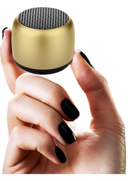 Taşınabilir Müzik Çalar Mini M1 Hoparlör Subwoofer'lı Bluetooth Kablosuz Hoparlör, Spor Ses Kutusu, Küçük Çelik Top, Stereo Hd Surround Ses, Her Akıllı Telefon Için Hoparlör. (Altı (Yurt Dışından)