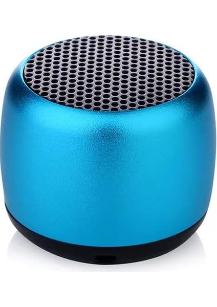 Taşınabilir Müzik Çalar Mini M1 Hoparlör Subwoofer'lı Bluetooth Kablosuz Hoparlör, Spor Ses Kutusu, Küçük Çelik Top, Stereo Hd Surround Ses, Her Akıllı Telefon Için Hoparlör. (Mavi (Yurt Dışından) modelleri