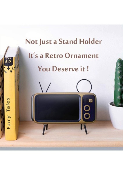 Hoparlörlü Telefon Standı Retro Dekor, Taşınabilir Bluetooth Hoparlörler Telefon Tutacağı Eski Dekor, Evrensel Samsung iPhone Huawei Oneplus (Beyaz) (Yurt Dışından) indirimleri