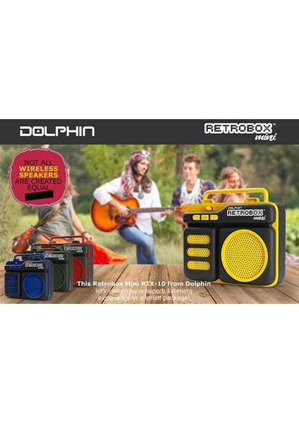 Şantiye Için Retrobox Mini, Fm Radyolu Küçük Ama Dayanıklı Bluetooth Hoparlörler, Şarj Edilebilir Müzik Cihazı, 12 Saate Kadar Çalma Süresi, Sarı (Yurt Dışından) fiyatları