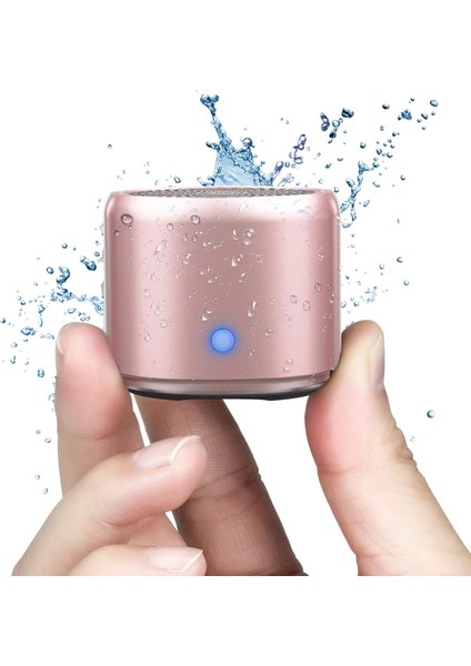 A106 Taşınabilir Mini Bluetooth Hoparlör, Gelişmiş Bas ve Yüksek Çözünürlüklü Ses, Taşınabilir Tasarım, Iphone, Ipad, Nexus, Dizüstü Bilgisayarlar ve Daha Fazlası Için (Rosegold) (Yurt Dışından)