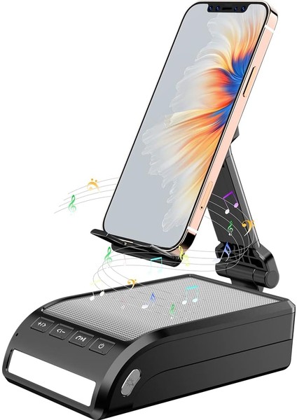 Erkekler Için Hediyeler, Bluetooth Hoparlörlü Cep Telefonu Standı, Masa Masası Için Harika Teknoloji Aletleri, Kablosuz Hoparlörlü Ayarlanabilir Tablet Tutucu, Hiçbir Şey Istemeyen (Yurt Dışından)