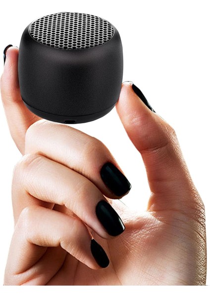 Taşınabilir Müzik Çalar Mini M1 Hoparlör Subwoofer'lı Bluetooth Kablosuz Hoparlör, Spor Ses Kutusu, Küçük Çelik Top, Stereo Hd Surround Ses, Her Akıllı Telefon Için Hoparlör. (Siya (Yurt Dışından)
