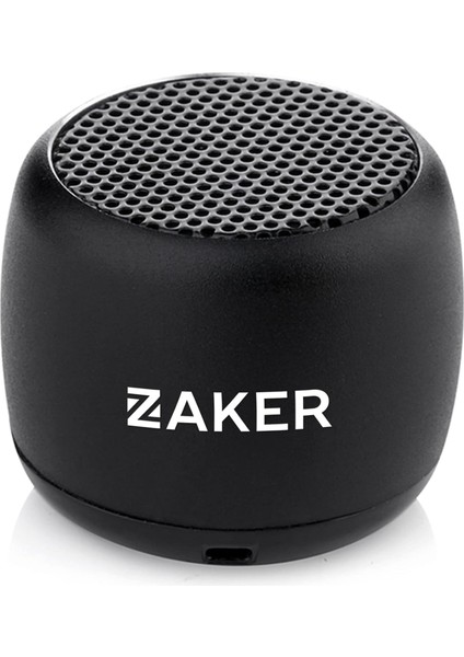 Taşınabilir Bluetooth Hoparlör, Mini Bluetooth Hoparlör, 2W Madeni Para Boyu Küçük Taşınabilir Kablosuz Bluetooth Hoparlörler (Siyah) (Yurt Dışından)