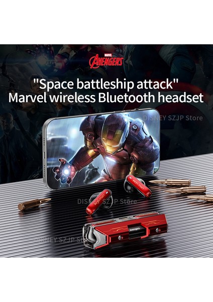 Disney Marvel Kablosuz Bluetooth Kulaklık Hıfı Stereo Ses Bumblebee Kulaklık Oyun Kulaklığı Uzun Pil Ömrü Düşük Gecikme (Yurt Dışından) fiyatları