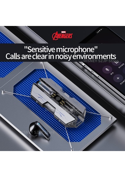 Disney Marvel Kablosuz Bluetooth Kulaklık Hıfı Stereo Ses Bumblebee Kulaklık Oyun Kulaklığı Uzun Pil Ömrü Düşük Gecikme (Yurt Dışından) modelleri