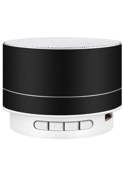Iç Mekan Veya Dış Mekan Mini, Kablosuz, Taşınabilir, LED Işıklı Bluetooth Hoparlörler (Siyah) (Yurt Dışından)