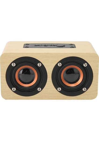 Taşınabilir Bluetooth Hoparlör, Dahili Mikrofonlu Klasik Stil Ahşap Hoparlör, Masaüstü Bilgisayar Için Iç Mekan Dış Mekan Kablosuz Hoparlör, Ahizesiz Arama (Ahşap Damarı) (Yurt Dışından)