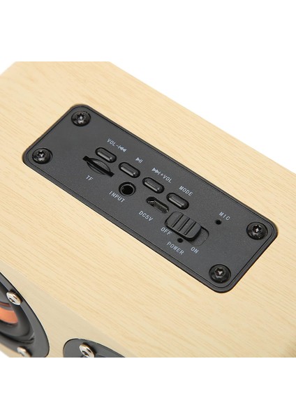 Taşınabilir Bluetooth Hoparlör, Dahili Mikrofonlu Klasik Stil Ahşap Hoparlör, Masaüstü Bilgisayar Için Iç Mekan Dış Mekan Kablosuz Hoparlör, Ahizesiz Arama (Ahşap Damarı) (Yurt Dışından) fırsatları