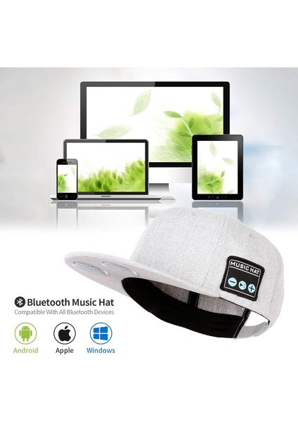Bluetooth Hoparlörlü Şapka Ayarlanabilir Bluetooth Şapka Açık Hava Sporları Için Kablosuz Akıllı Hoparlör Kapağı Beyzbol Şapkası Erkekler/kadınlar/erkekler/kızlar Için Doğum Günü H (Yurt Dışından)