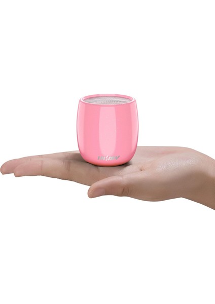 Küçük Bluetooth Hoparlör, Mini Taşınabilir Kablosuz Hoparlör, Güçlü Bas Zengin Ses Stereo Eşleştirme, Elde Taşınabilir Cep Boyutu 10H Çalma Süresi Yürüyüş Için Dahili Mikrofon Bisi (Yurt Dışından)