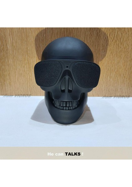 Kafatası Hoparlör, Taşınabilir Bluetooth Hoparlörler Benzersiz Hoparlör 8W Çıkış Bas Stereo Masaüstü Pc/dizüstü Bilgisayar/cep Telefonu/mp3/mp4 Çalar Için Uyumlu Cadılar Bayramı Sü (Yurt Dışından) fırsatları