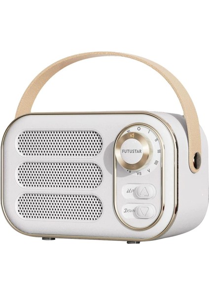 Retro Bluetooth Hoparlör, Yüksek Ses Seviyesine Sahip Vintage Taşınabilir Kablosuz Bluetooth Hoparlörler Bluetooth 5.0 Desteği Tf Kartı U Disk Aux Girişi Mutfak Yatak Odası Ev Ofis (Yurt Dışından)