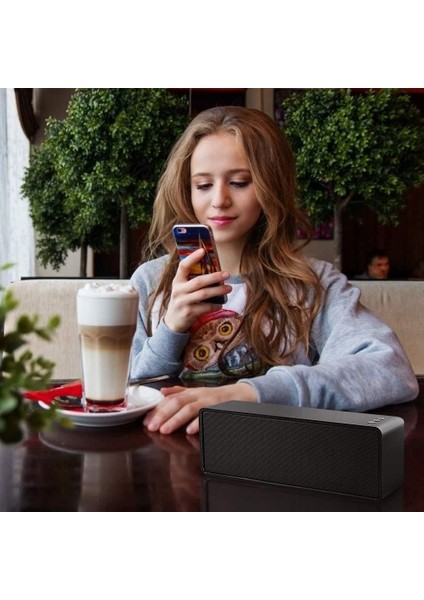 Bluetooth Hoparlörler, Yüksek Stereo Sesli Taşınabilir Bluetooth Hoparlör, 24 Saat Çalma Süresi, Dahili Mikrofon Desteği Telefon Görüşmeleri/aux/tf/u-Disk, Iphone, Android, Pc ve D (Yurt Dışından)