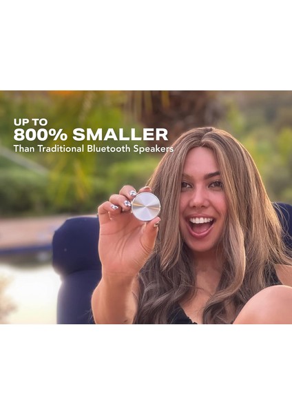 Taşınabilir Mini Bluetooth Hoparlör - Gümüş (Yurt Dışından) fiyatları