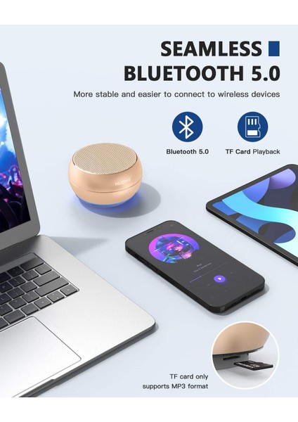 Bas Tws'li Taşınabilir Bluetooth Kablosuz Hoparlör, Mikrofonlu Bulti, 15 Saat Çalma Süresi Küçük Hoparlör, Doğum Günü Hediyeleri, Anneler Günü, Yıldönümü, Anne, Arkadaş, Kadın, Kad (Yurt Dışından) modelleri