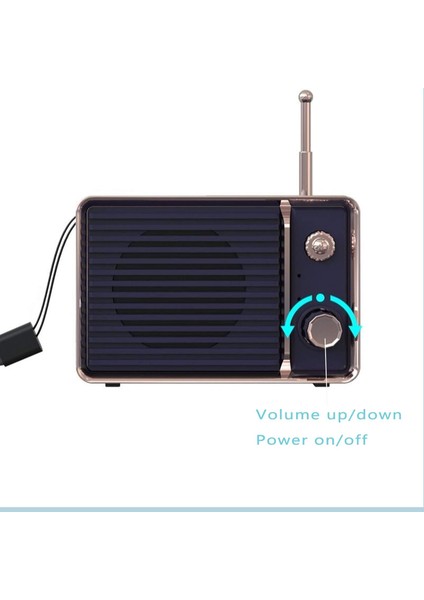 Taşınabilir Bluetooth Retro Hoparlör, Mini Vintage Hoparlör Tv Tarzı, Bluetooth 5.0 Kablosuz Bağlantı, Ev Ofis Dekorasyonları Için Mükemmel Mini Bluetooth Masaüstü Hoparlör (Yurt Dışından) fiyatları