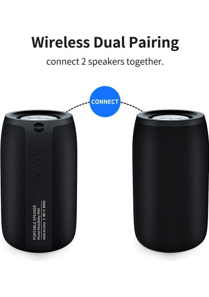 Bluetooth Hoparlörler,musibebek Hoparlör,dış Mekan,kablosuz,su Geçirmez, Taşınabilir Hoparlör,çift Eşleştirme, Bluetooth 5.0,yüksek Ses Stereo,gürültü Bas,ev Için 1500 Dakika Çalma (Yurt Dışından) fırsatları