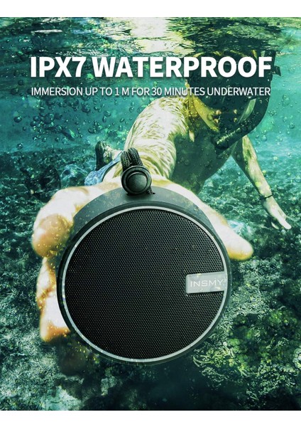 C12 Ipx7 Su Geçirmez Duş Bluetooth Hoparlörü, Hd Sesli Taşınabilir Kablosuz Dış Mekan Hoparlörü, Destek Tf Kartı, Ev Için Vantuz, Havuz, Plaj, Tekne Gezisi, Doğa Yürüyüşü 12 Saat Ç (Yurt Dışından) fiyatları