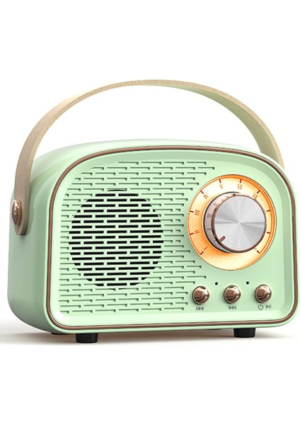 Retro Bluetooth Hoparlör, Fm Radyolu Sevimli Mini Hoparlör, Ev Dış Mekan Seyahati Için Tws'li Taşınabilir Kablosuz Hoparlör, Kitaplık Hoparlörü, Klasik Dekor, Kızlar, Gençler, Kadı (Yurt Dışından)