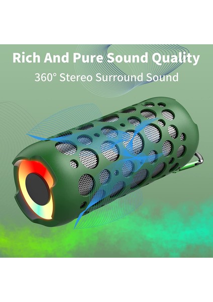 2 In 1 Kablosuz Kulaklık Tws Bluetooth Kulaklık Rgb Hoparlör Spor Mikrofonlu Kulaklık Stereo Müzik Kulakiçi Açık Hoparlörler (Yurt Dışından)