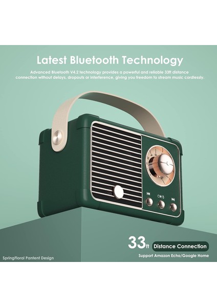 Retro Bluetooth Hoparlör, Sevimli Küçük Bluetooth Hoparlörler Kapalı Açık Eski Ev Ofis Dekoru Için Taşınabilir Kablosuz, Parti Masası Mutfak Yürüyüşü Plaj Seyahati Hediye Fikirleri (Yurt Dışından) fırsatları
