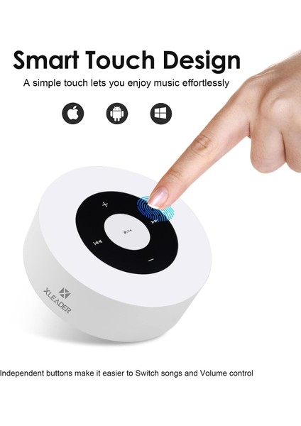 [akıllı Dokunuş] Bluetooth Hoparlör Soundangel A8 (3. Nesil) Taşınabilir Su Geçirmez Kılıflı Kablosuz Mini Hoparlör Mic Tf Card Aux Girişi iPhone Için 15SA Müzik iPad Plaj Yürüyüşü (Yurt Dışından)