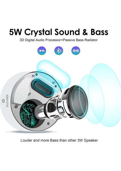 [akıllı Dokunuş] Bluetooth Hoparlör Soundangel A8 (3. Nesil) Taşınabilir Su Geçirmez Kılıflı Kablosuz Mini Hoparlör Mic Tf Card Aux Girişi iPhone Için 15SA Müzik iPad Plaj Yürüyüşü (Yurt Dışından)