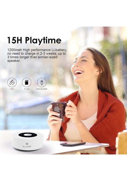 [akıllı Dokunuş] Bluetooth Hoparlör Soundangel A8 (3. Nesil) Taşınabilir Su Geçirmez Kılıflı Kablosuz Mini Hoparlör Mic Tf Card Aux Girişi iPhone Için 15SA Müzik iPad Plaj Yürüyüşü (Yurt Dışından)
