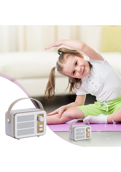Retro Kablosuz Bluetooth Hoparlörün Yaratıcı Tasarımı, Mini Dış Mekan Kullanışlı Taşınabilir Küçük Hoparlör (Bluetooth/tf/aux/usb) Subwoofer'lı Bluetooth Hoparlörler (Yurt Dışından)