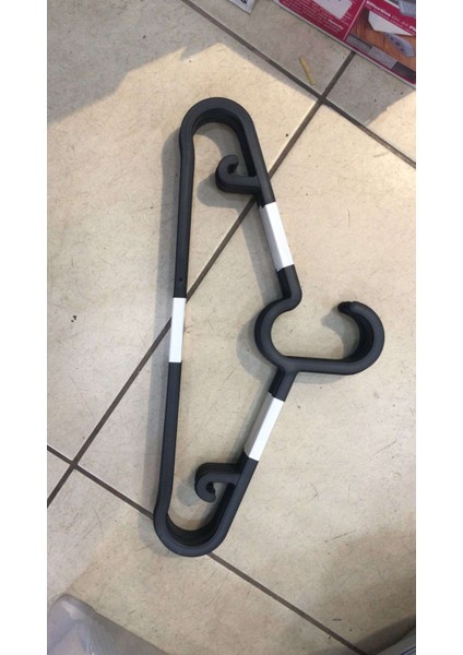 Ikea Spruttıg 10LU Giysi Askısı, 10LU Siyah Askılık MRV564