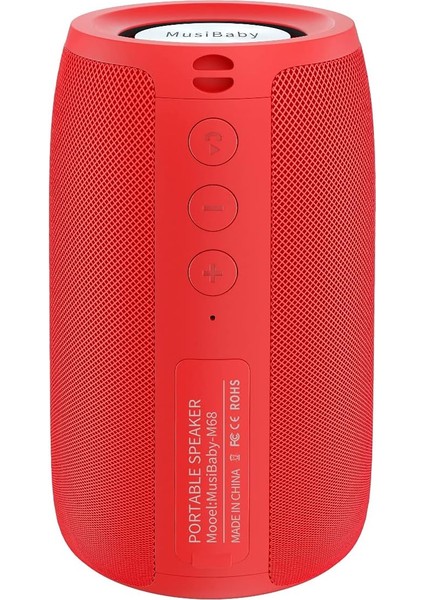 Bluetooth Hoparlörler,musibaby Bluetooth Hoparlör,dış Mekan, Taşınabilir,su Geçirmez,kablosuz Hoparlör,çift Eşleştirme, Bluetooth 5.0,yüksek Ses Stereo,gürleyen Bas,parti Konuşmacı (Yurt Dışından)