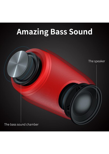 Bluetooth Hoparlörler,musibaby Bluetooth Hoparlör,dış Mekan, Taşınabilir,su Geçirmez,kablosuz Hoparlör,çift Eşleştirme, Bluetooth 5.0,yüksek Ses Stereo,gürleyen Bas,parti Konuşmacı (Yurt Dışından)