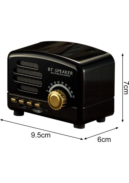 Kablosuz Taşınabilir Hoparlör Bluetooth Hoparlörler Vintage Stil Mini Bluetooth Uyumlu Ev Masaüstü Ofis Için Açık Bluetooth Hoparlörler Mavi (Yurt Dışından) modelleri