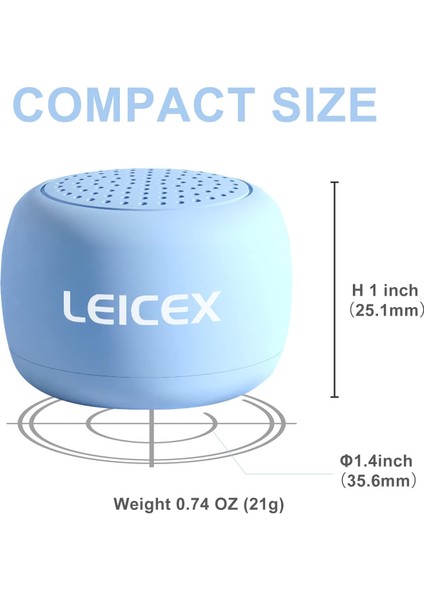 Minik Bluetooth Hoparlör, Seyahat Küçük Hoparlörler Bluetooth Kablosuz Yastık Seyahat Için Mükemmel Dış Mekan Sesi (Mavi) (Yurt Dışından) modelleri