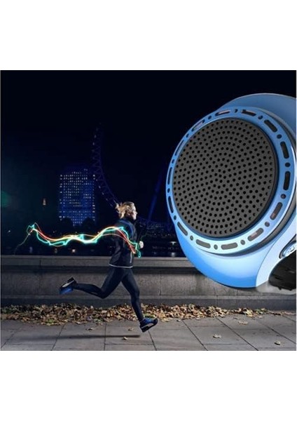 Kablosuz Giyilebilir Su Geçirmez Bilek Taşınabilir Bluetooth Hoparlörlü Saat, Çok Fonksiyonlu Fm Radyo ve Mp3 Çalar ve Tws ve Selfie ve Koşma, Yürüyüş, Binme (Mavi) Için Ultra Uzun (Yurt Dışından) fiyatları