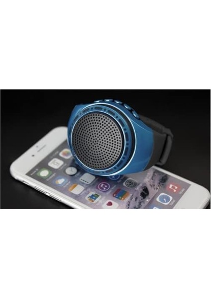 Kablosuz Giyilebilir Su Geçirmez Bilek Taşınabilir Bluetooth Hoparlörlü Saat, Çok Fonksiyonlu Fm Radyo ve Mp3 Çalar ve Tws ve Selfie ve Koşma, Yürüyüş, Binme (Mavi) Için Ultra Uzun (Yurt Dışından) indirimleri