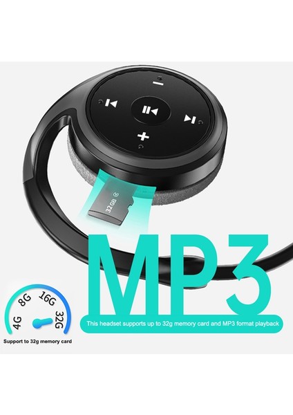 Arikasen Bluetooth Kablosuz Kulaklık Desteği Tf Kart Fm Radyo Mp3 Açık Kulak Hıfı Spor Kulaklık Su Geçirmez Mikrofonlu Kulaklık (Yurt Dışından) fiyatları